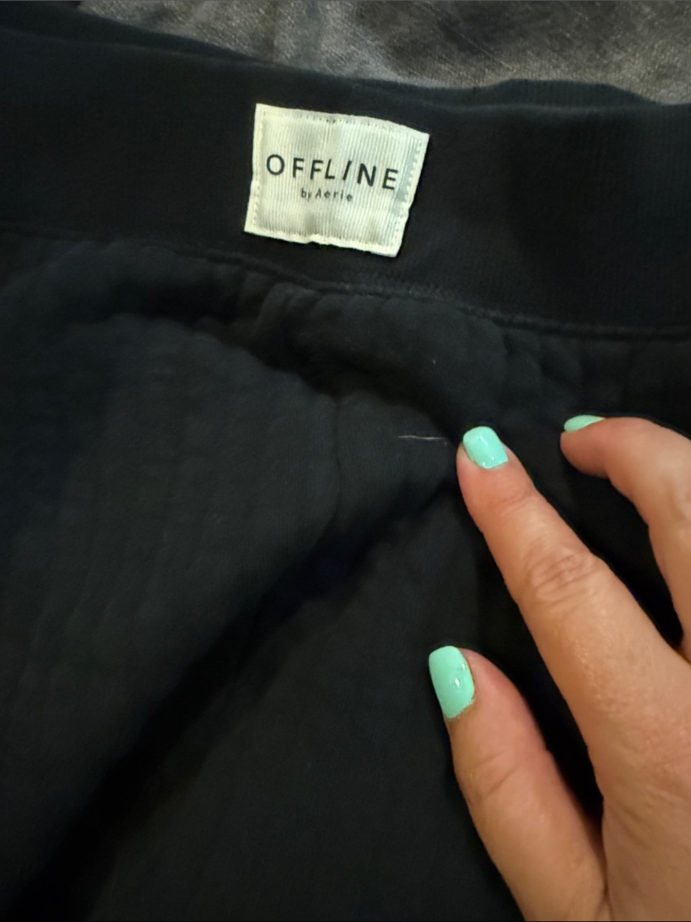 aerie OFFLINE Black Track Pants